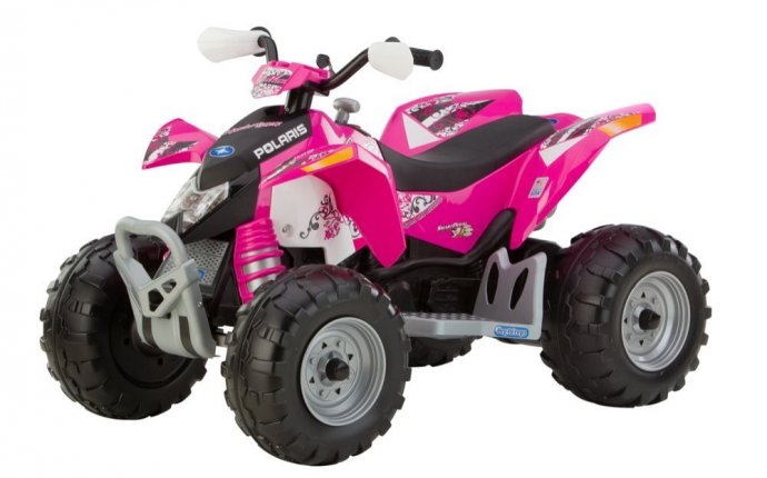 Amazon.com: Peg Perego Polaris Outlaw Ride-on Vehicle - Pink: Toys