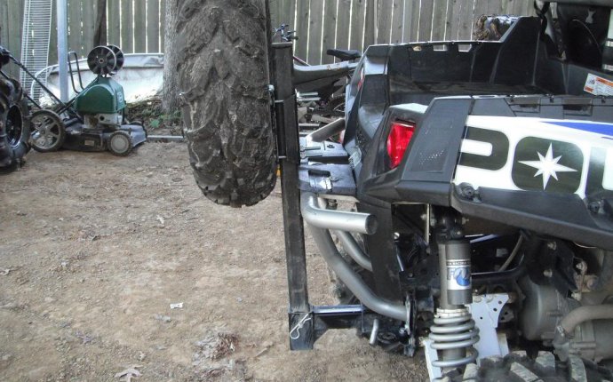 Spare tire holder using a 2 Rec. Hitch - Polaris RZR Forum - RZR